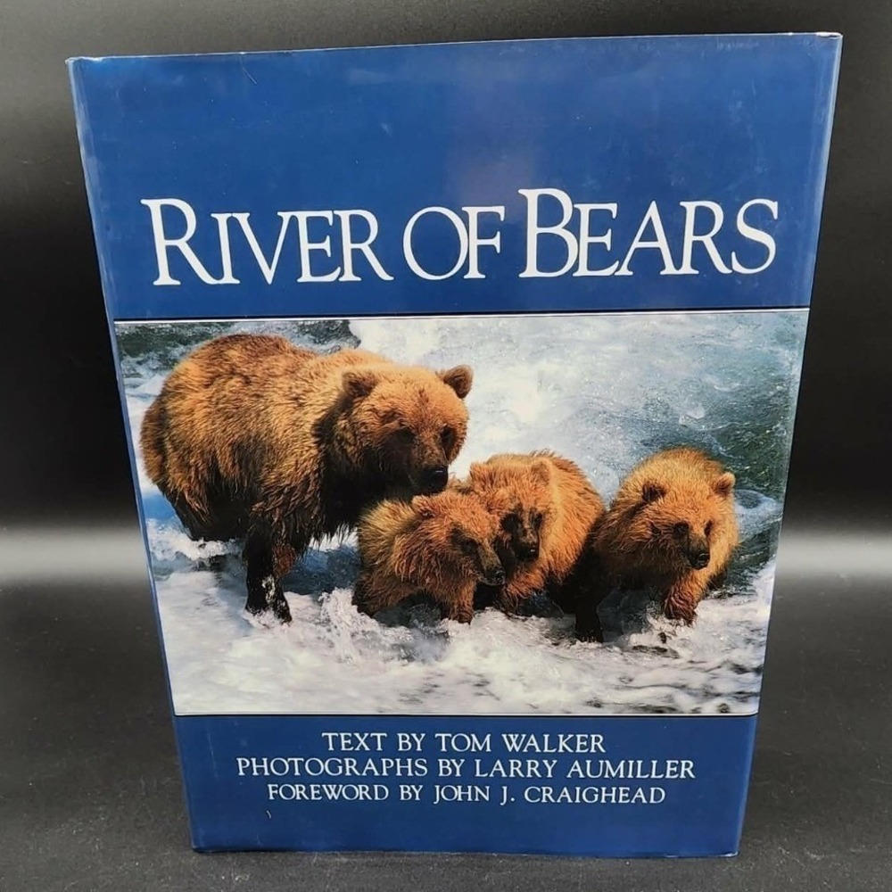 River of Bears Hardcover‎ Book New Old Stock Alaska Wildlife Photography Walker